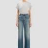 Alina-jeans in versleten blauwe wassing