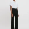 Alina stretchjeans in gewassen zwart