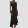 Asymmetrische midi-rok in zwart Asymmetrische midi-rok in zwart
