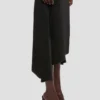 Asymmetrische midi-rok in zwart Asymmetrische midi-rok in zwart