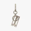 Bedelsleutelhanger in zilver
