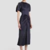 Bela midi-jurk in midnight Bela midi-jurk in midnight