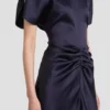 Bela midi-jurk in midnight Bela midi-jurk in midnight