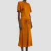 Bela midi-rok in brons