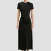 Blaire midi-jurk in zwart