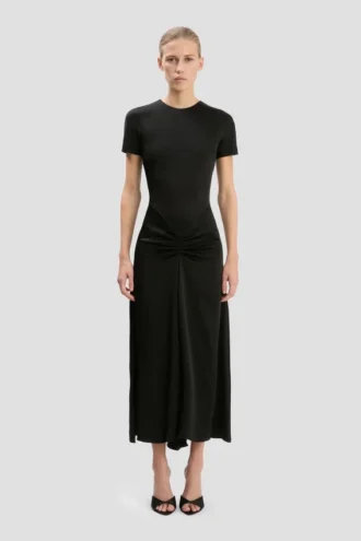 Blaire midi-jurk in zwart