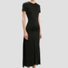 Blaire midi-jurk in zwart