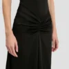 Blaire midi-jurk in zwart