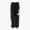 Cargo-broek met donkerblauwe bloemenprint Cargo-broek met donkerblauwe bloemenprint