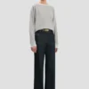 Constance-sweatshirt in grijs gemêleerd