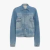 Denim truckerjack in heritage blauw