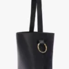 Dia bucket bag in marineblauw leer Dia bucket bag in marineblauw leer