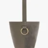 Dia-bucketbag van kiezelgrijs leer Dia-bucketbag van kiezelgrijs leer