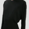 Dolman midi-jurk in zwart Dolman midi-jurk in zwart