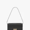 Dorian pochette in zwart leer