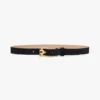 Dorian-riem met gesp in marineblauw suède Dorian-riem met gesp in marineblauw suède