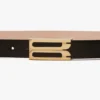 Dorian-riem van zwart glanzend leer Dorian-riem van zwart glanzend leer