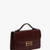 Dorian-tas, klein, in bordeauxrood leer