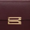 Dorian-tas, klein, in bordeauxrood leer