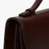 Dorian-tas, klein, in bordeauxrood leer