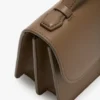 Dorian-tas small in duifgrijs leer