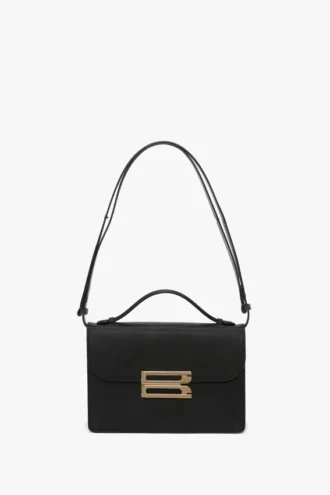 Dorian-tas van zwart leer