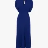 Edith midi-jurk in helder indigo Edith midi-jurk in helder indigo