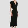 Edith midi-jurk in zwart Edith midi-jurk in zwart