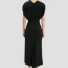 Edith midi-jurk in zwart Edith midi-jurk in zwart