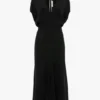 Edith midi-jurk in zwart Edith midi-jurk in zwart