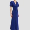 Eve midi-jurk in helder indigo Eve midi-jurk in helder indigo