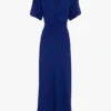 Eve midi-jurk in helder indigo Eve midi-jurk in helder indigo