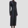 Frances midi-jurk in marineblauw