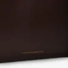 Grote Victoria-draagtas van bordeauxrood leer