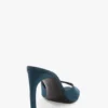 Harlow mule 100 in blauwgroen satijn Harlow mule 100 in blauwgroen satijn