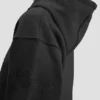 Hoodie met geborduurd logo in zwart Hoodie met geborduurd logo in zwart