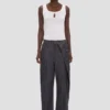 Jeans met vouwdetail in indigo Jeans met vouwdetail in indigo