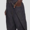 Jeans met vouwdetail in indigo Jeans met vouwdetail in indigo