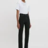 Julia stretchjeans in gewassen zwart