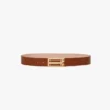 Jumbo Dorian-riem van glad bruin leer Jumbo Dorian-riem van glad bruin leer