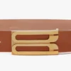 Jumbo Dorian-riem van glad bruin leer Jumbo Dorian-riem van glad bruin leer