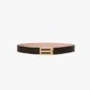 Jumbo Dorian-riem in zwart leer