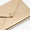 Kaarthouder in envelopvorm in goud