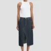 Kick pocket denim rok in lichte wassing Kick pocket denim rok in lichte wassing