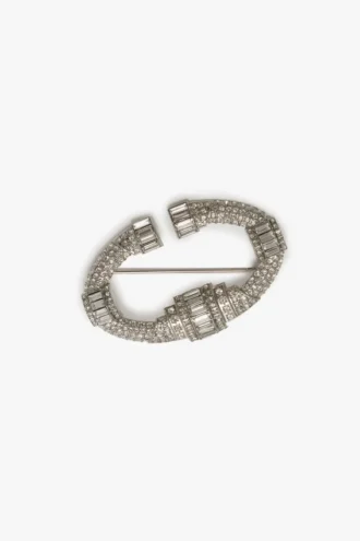Kristallen broche