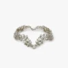 Kristallen choker in zilver Kristallen choker in zilver