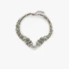 Kristallen choker in zilver Kristallen choker in zilver