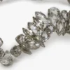 Kristallen choker in zilver Kristallen choker in zilver