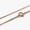 Lange, fijne ketting in goud