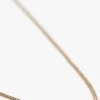 Lange, fijne ketting in goud